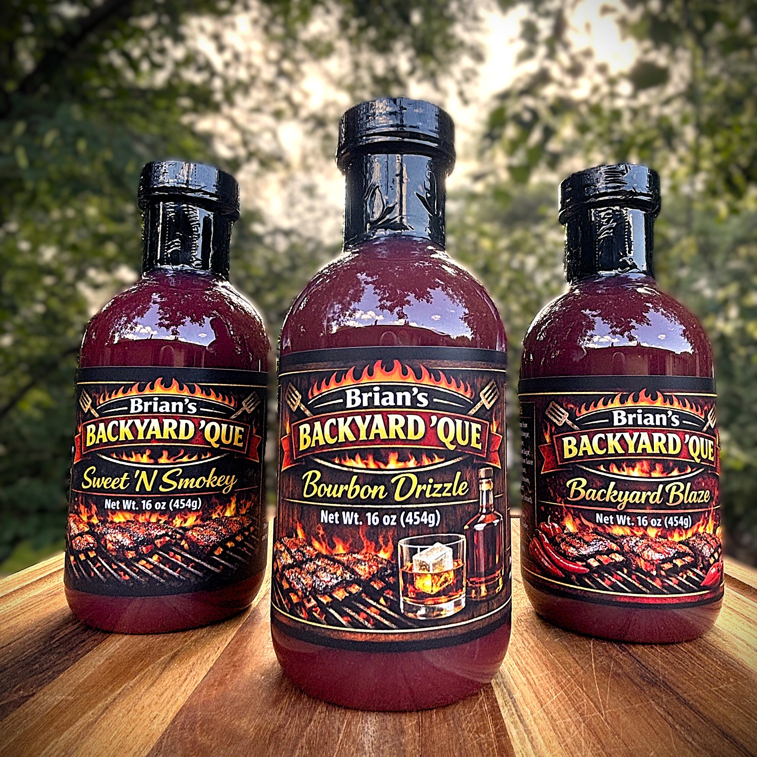 Brian's Backyard 'Que Signature Sauces